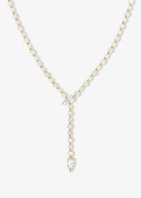 Melinda Maria - Women's She's Arrived 16" Lariat Tennis Necklace