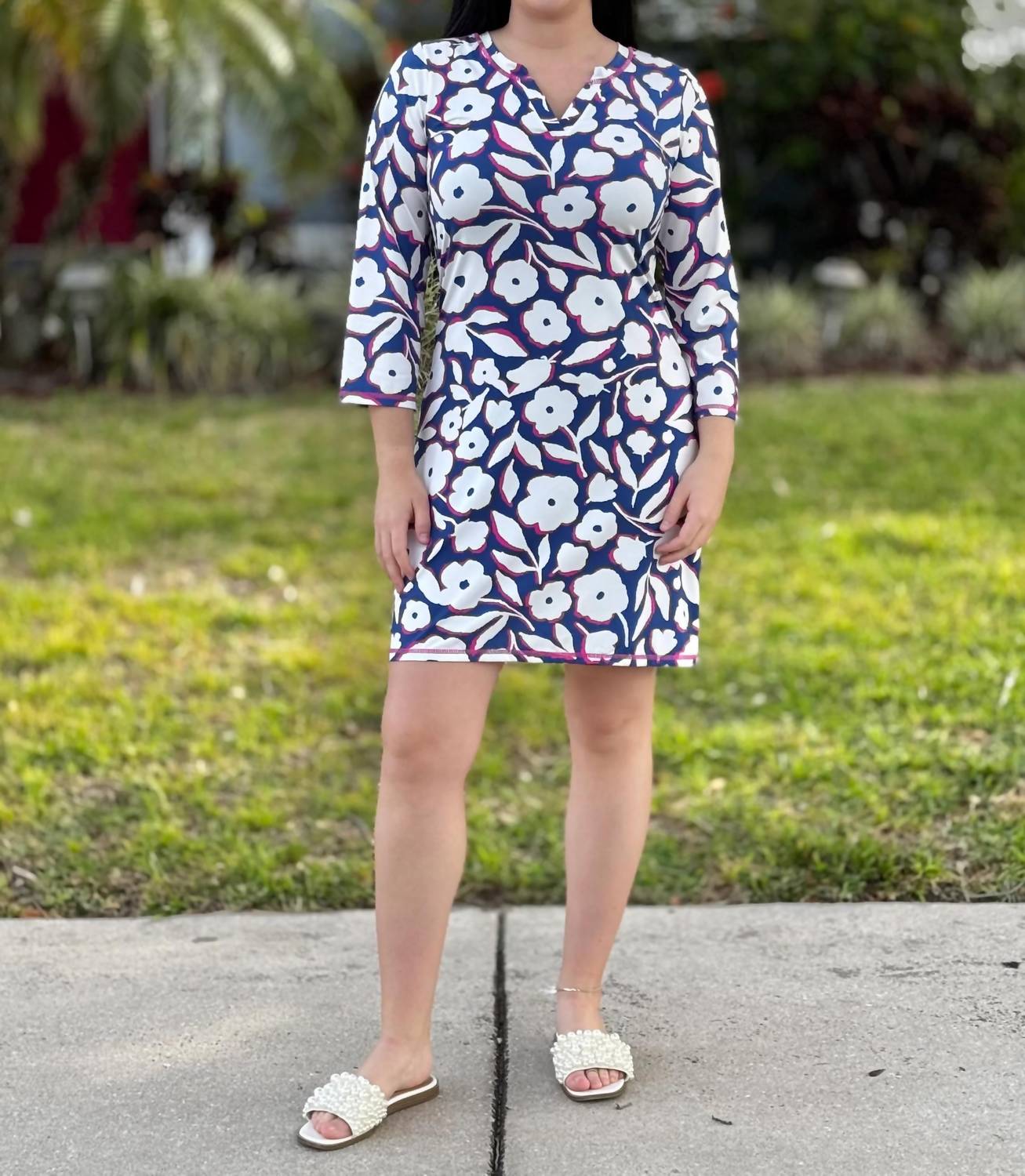 Hatley - Notch Neck Mini Dress