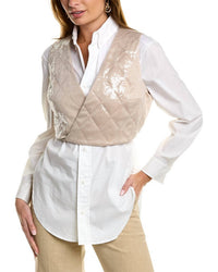 Brunello Cucinelli - Acetate Waistcoat Shirt
