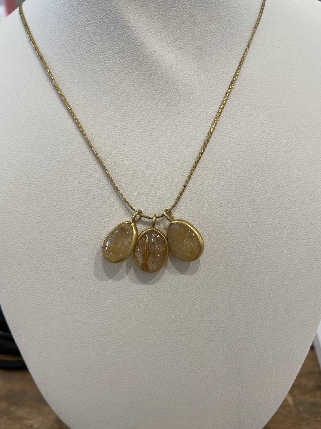 Pippa Small Jewellery - 18k Colette Set Triple Pendants