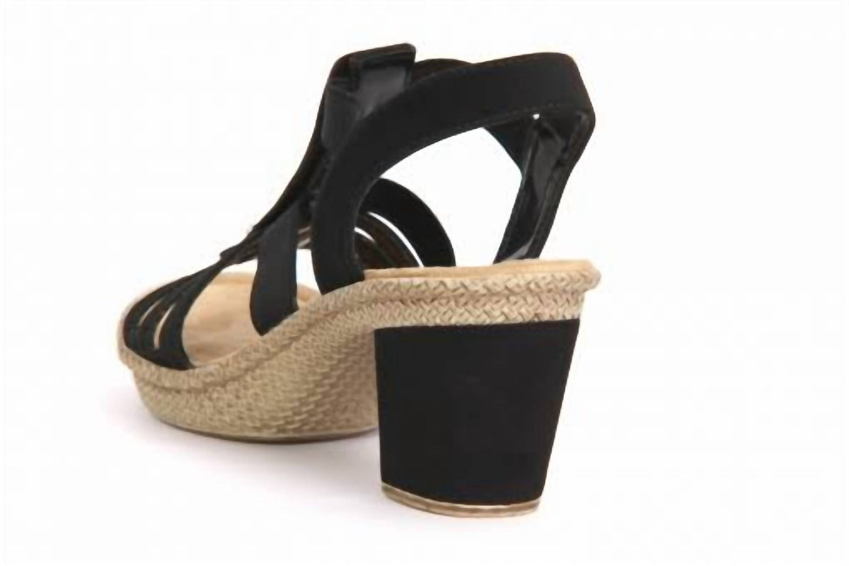Rieker - Women's Block Heel Sandal