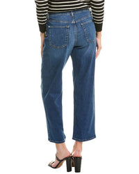 7 For All Mankind Modern Straight Leg Jeans in fawn - women's jeans - detail view