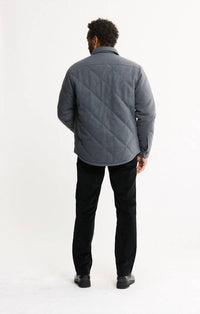 Jachs New York - Quilted Brushed Knit Shirt Jacket