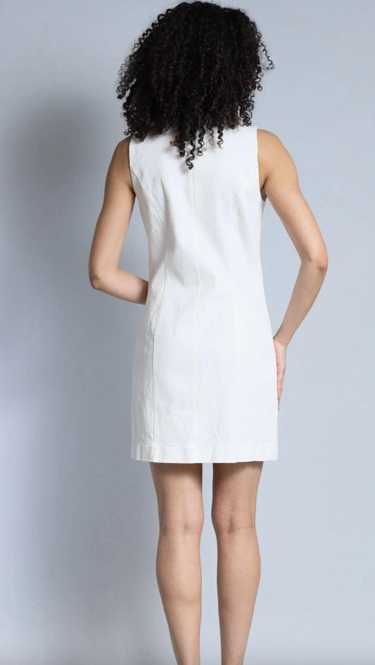 Lola & Sophie - Denim Zipper Mini Dress