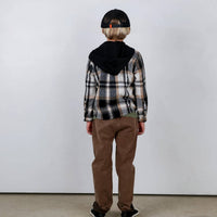 Tiny Whales - Woodsman Hooded Flannel Overshirt