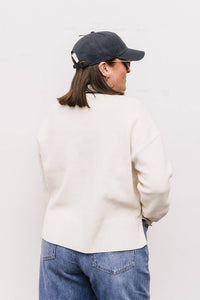 Gentle Fawn - Boxy Polo Sweater
