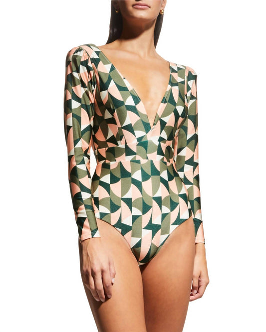 Plitka Geometric Print Rashguard