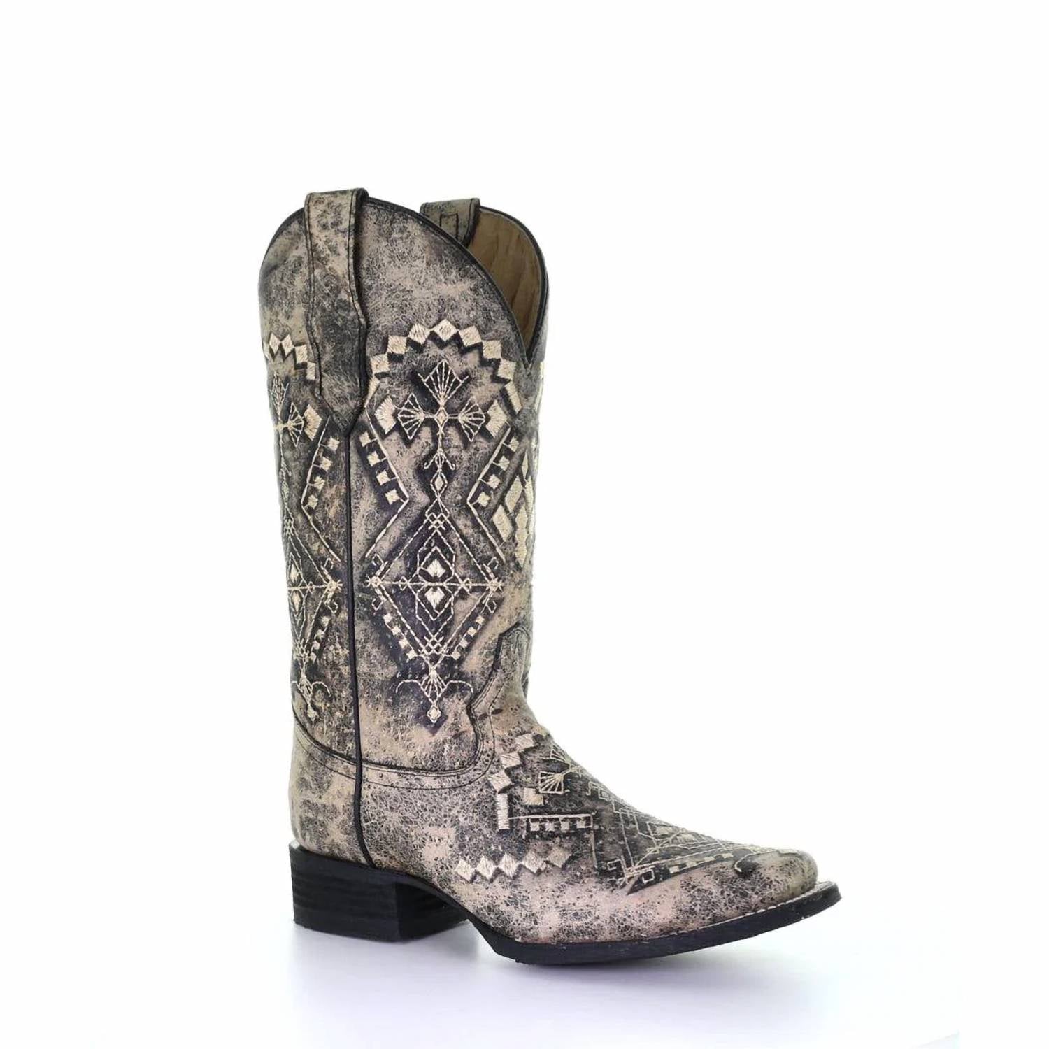 Circle G - Women's Embroidered Square Toe Boots