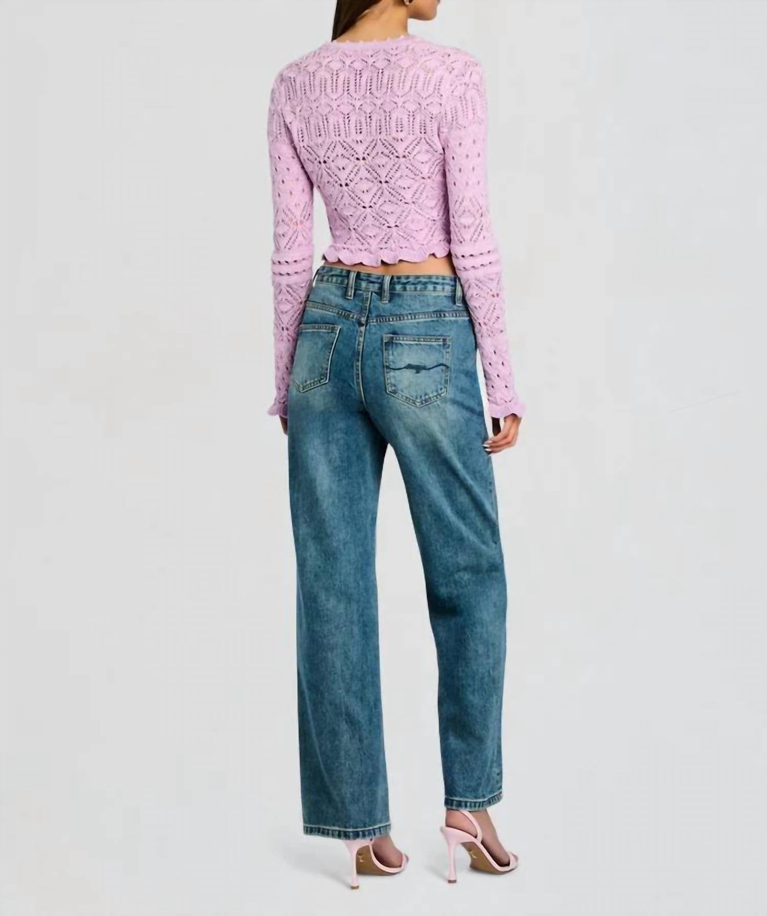 Retrofete - Giuliana Crochet Cardigan