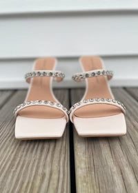Kristin Cavallari For Chinese Laundry - Women's Rhinestone Strap Block Heel Sandal