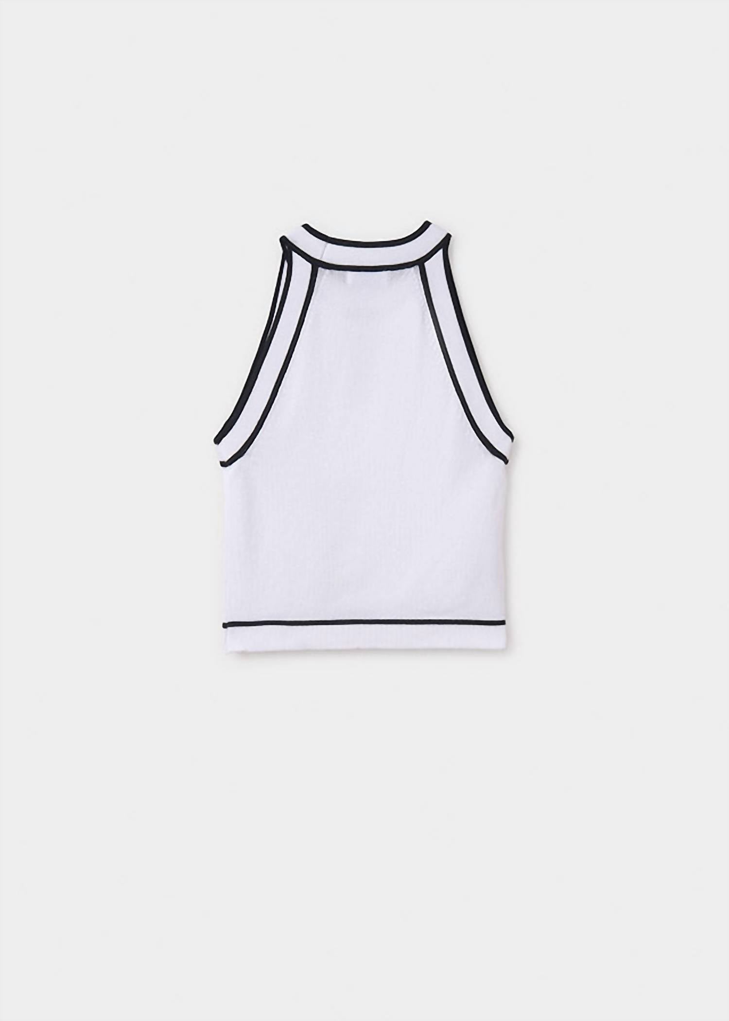 Mayoral - Girls' Knit Contrast Tank