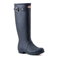 HUNTER BELL Women's Original Tall Rain Boots in navy - women's shoe