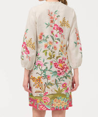 Johnny Was SHIFT FIELD DRESS in ecru miraze - women's dress - alternate view