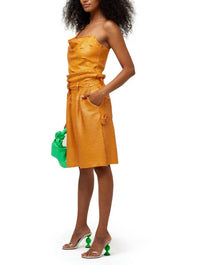 SIMON MILLER Didi Bermuda Shorts in orange sherbet - women's shorts - alternate view