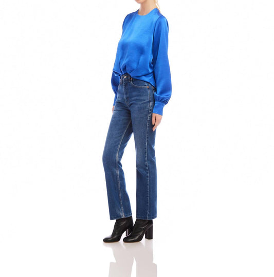 Fifteen Twenty - Blouson Satin Top