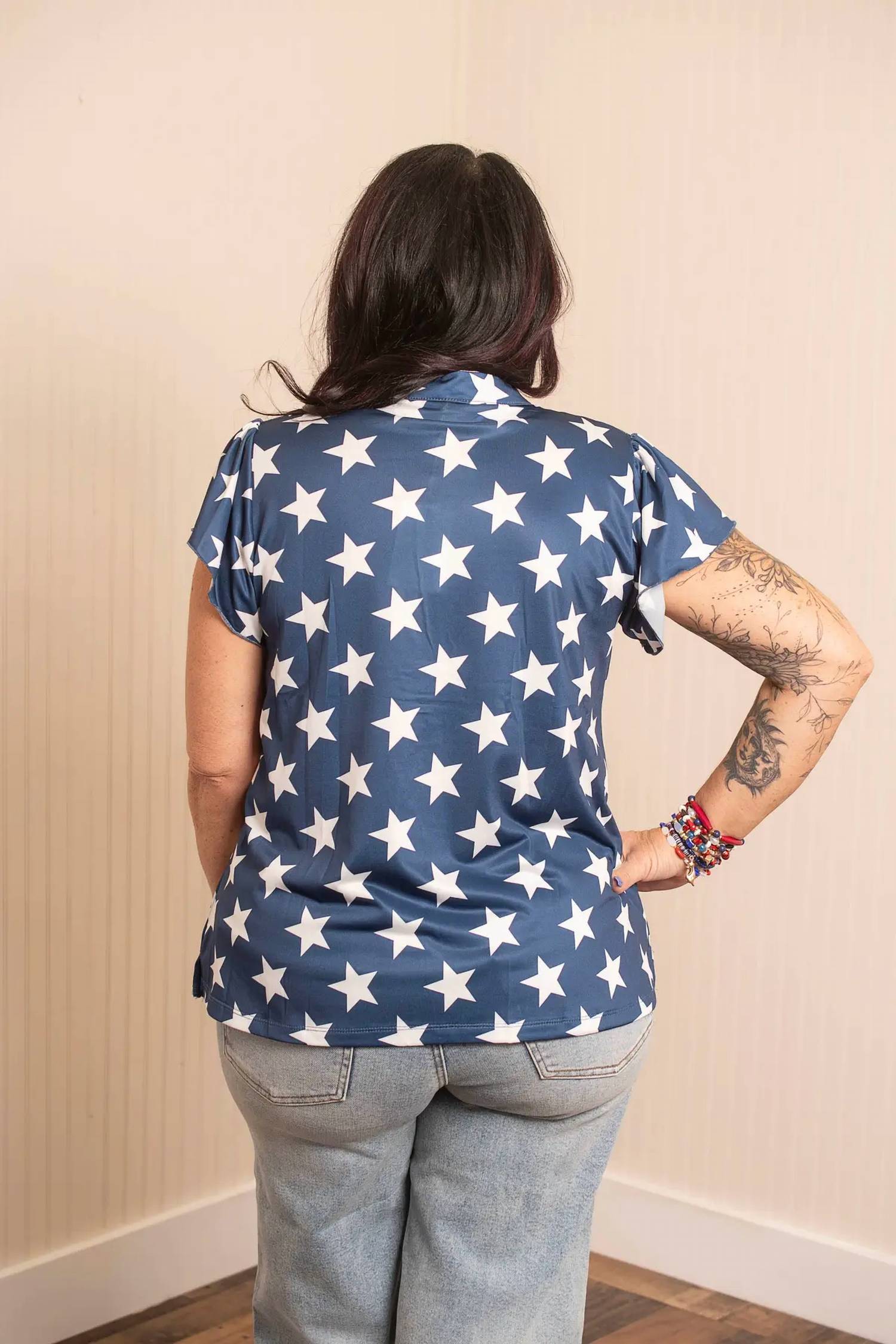 Southern Grace - Nicole V-neck Top