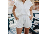 Katydid - Quarter Zip Top And Shorts Scuba Set