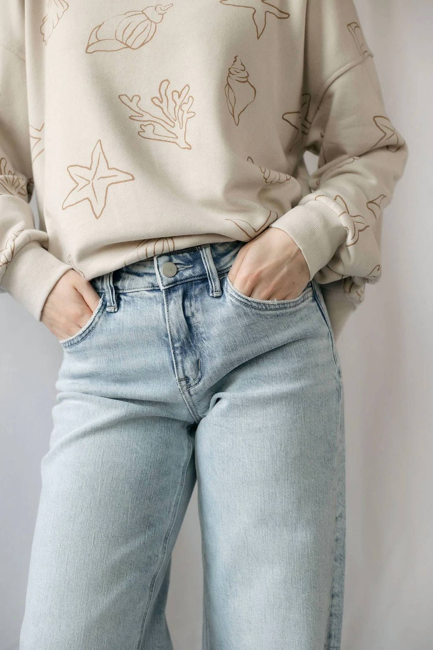 Flying Monkey - Indie Mid Rise Full Length Jeans