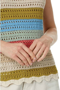Pendleton - Stripe Sweater Tank Top