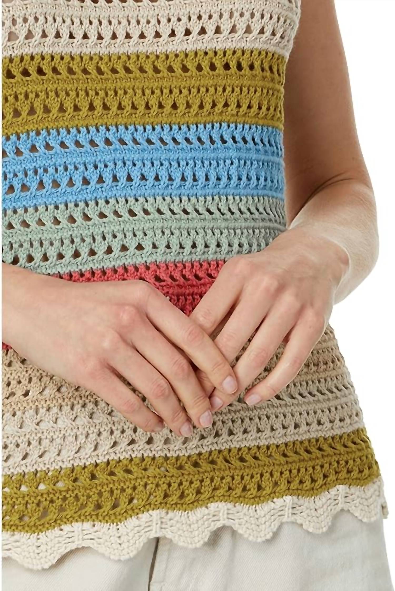Pendleton - Stripe Sweater Tank Top