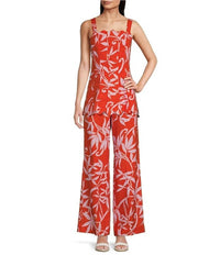 Tyler Boe - Vanessa Tropical Orchid Top