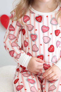 Caden Lane - Kid's Sweet Like Candy Two Piece Pajama Set