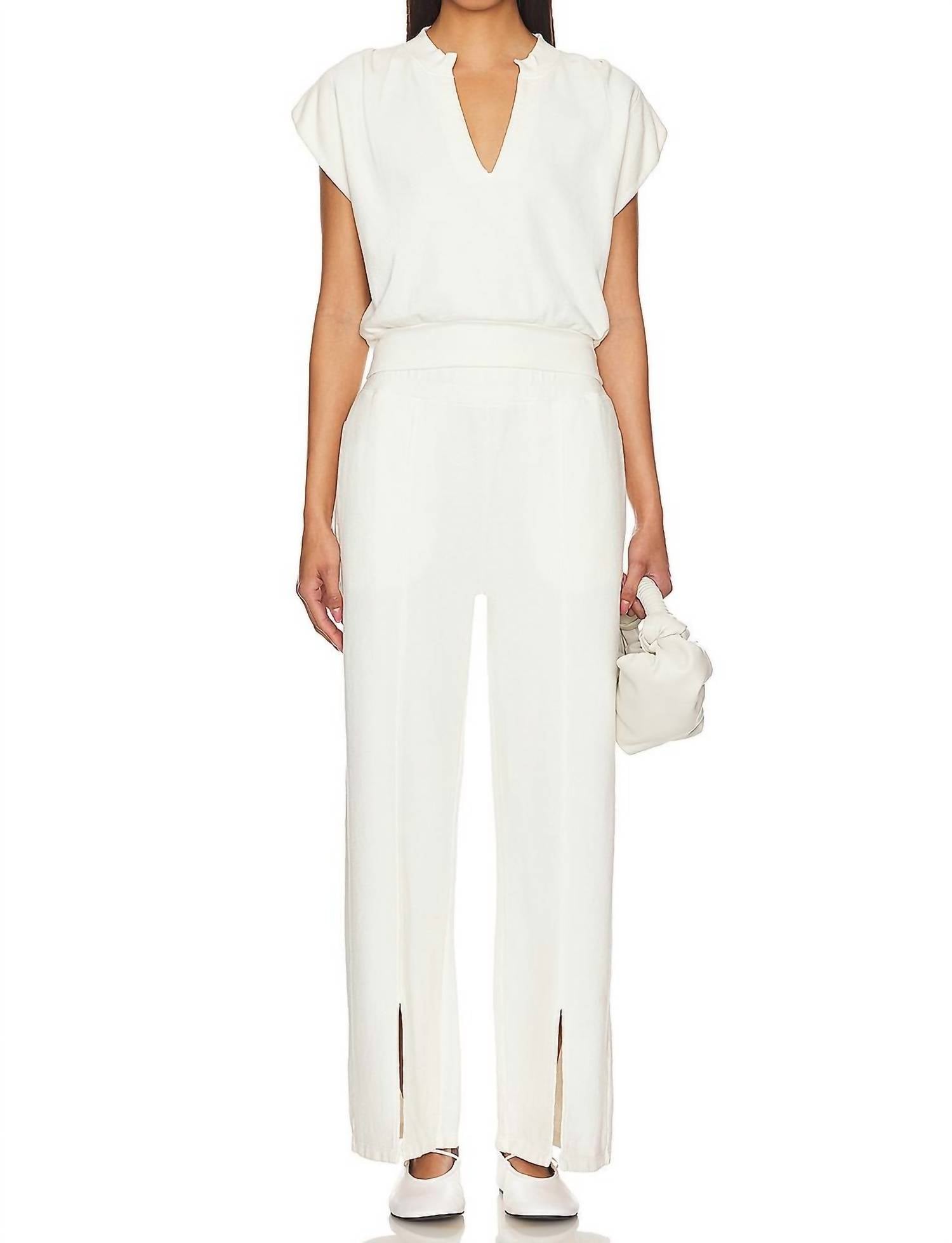 Nation Ltd - Lincoln Front Slit Knit Pant