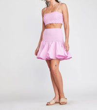 Self Contrast - Wrenley Mini Swing Skirt