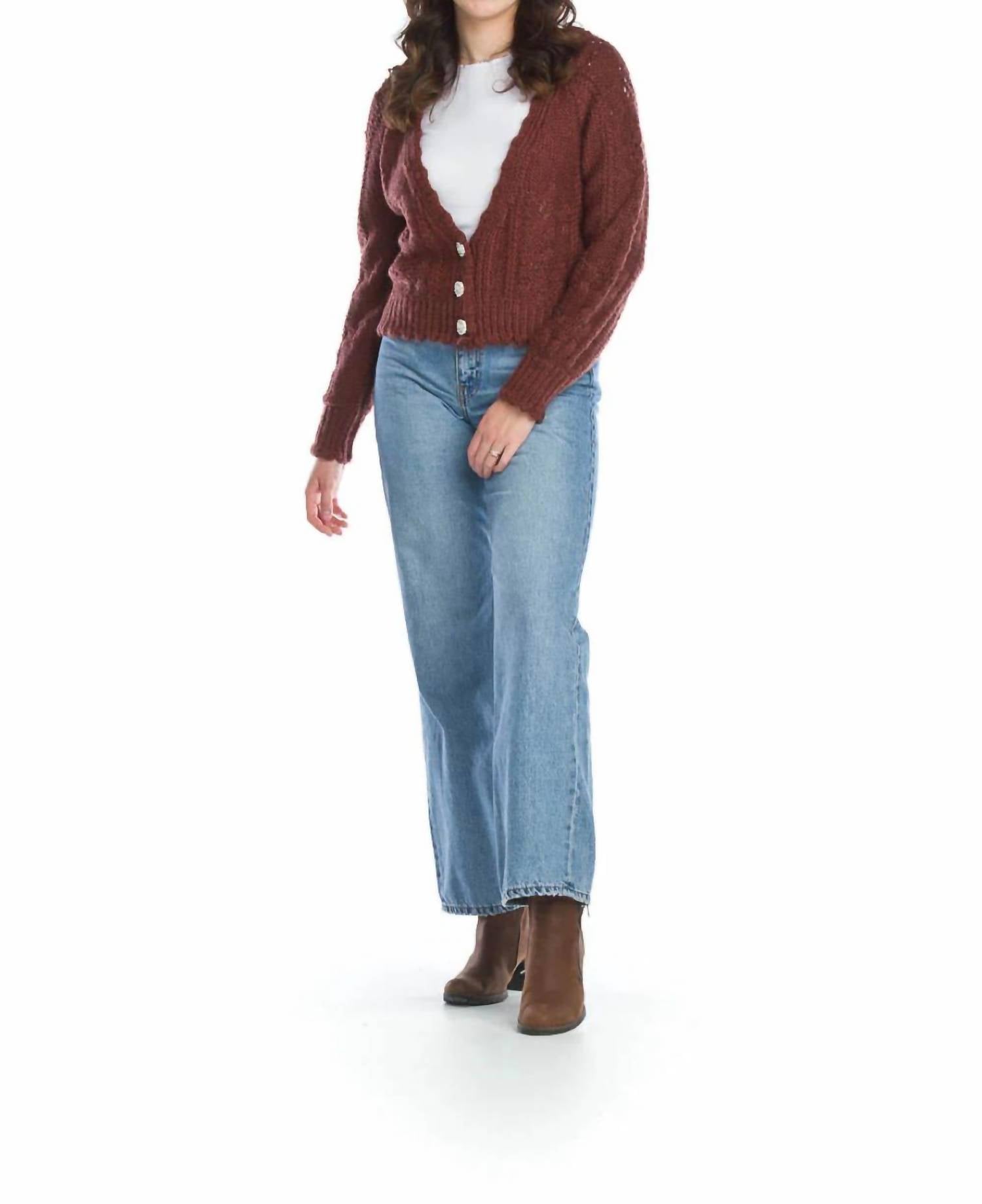 Papillon - Chunky Crop Cardigan