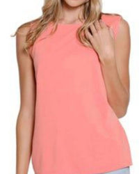 Multiples - High Neck Scoop Tank Top