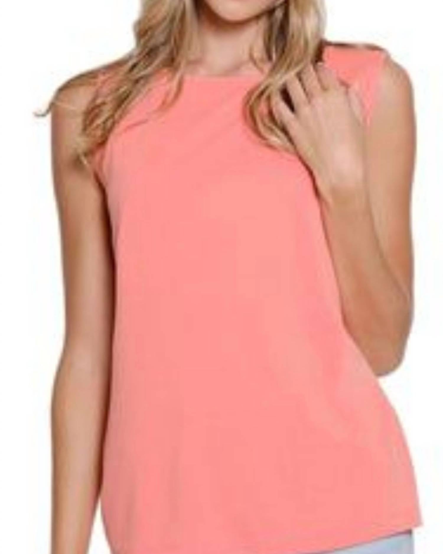 Multiples - High Neck Scoop Tank Top