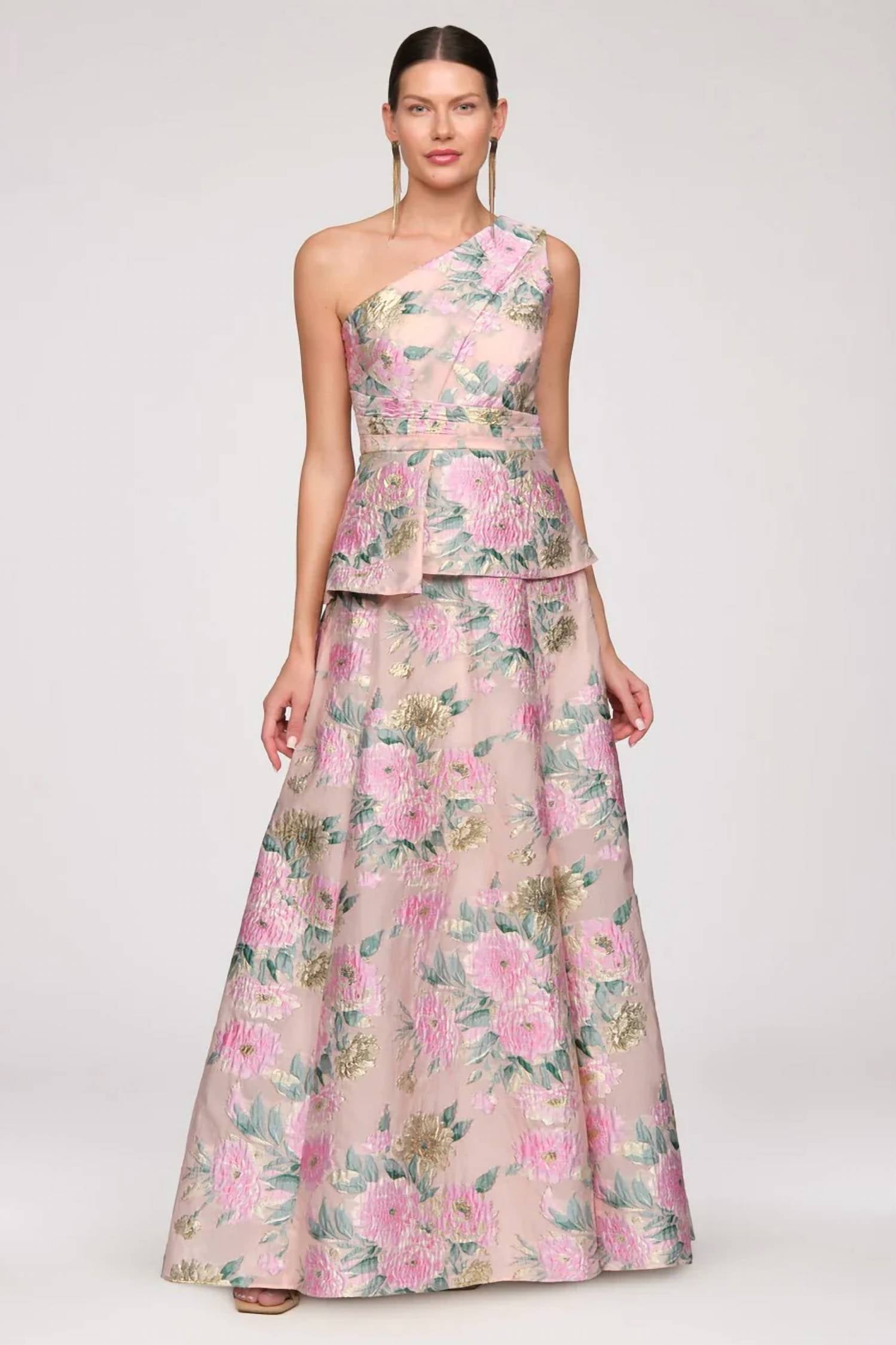 Js Collections - Mia One Shoulder Gown