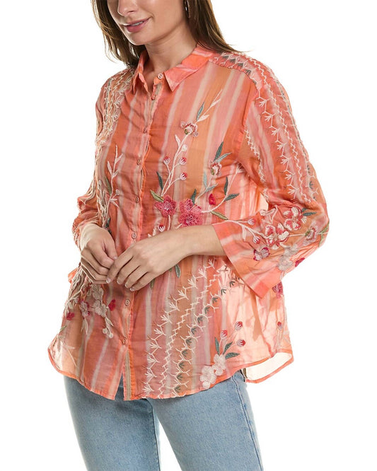 Johnny Was - cherri kimono sleeve shirt