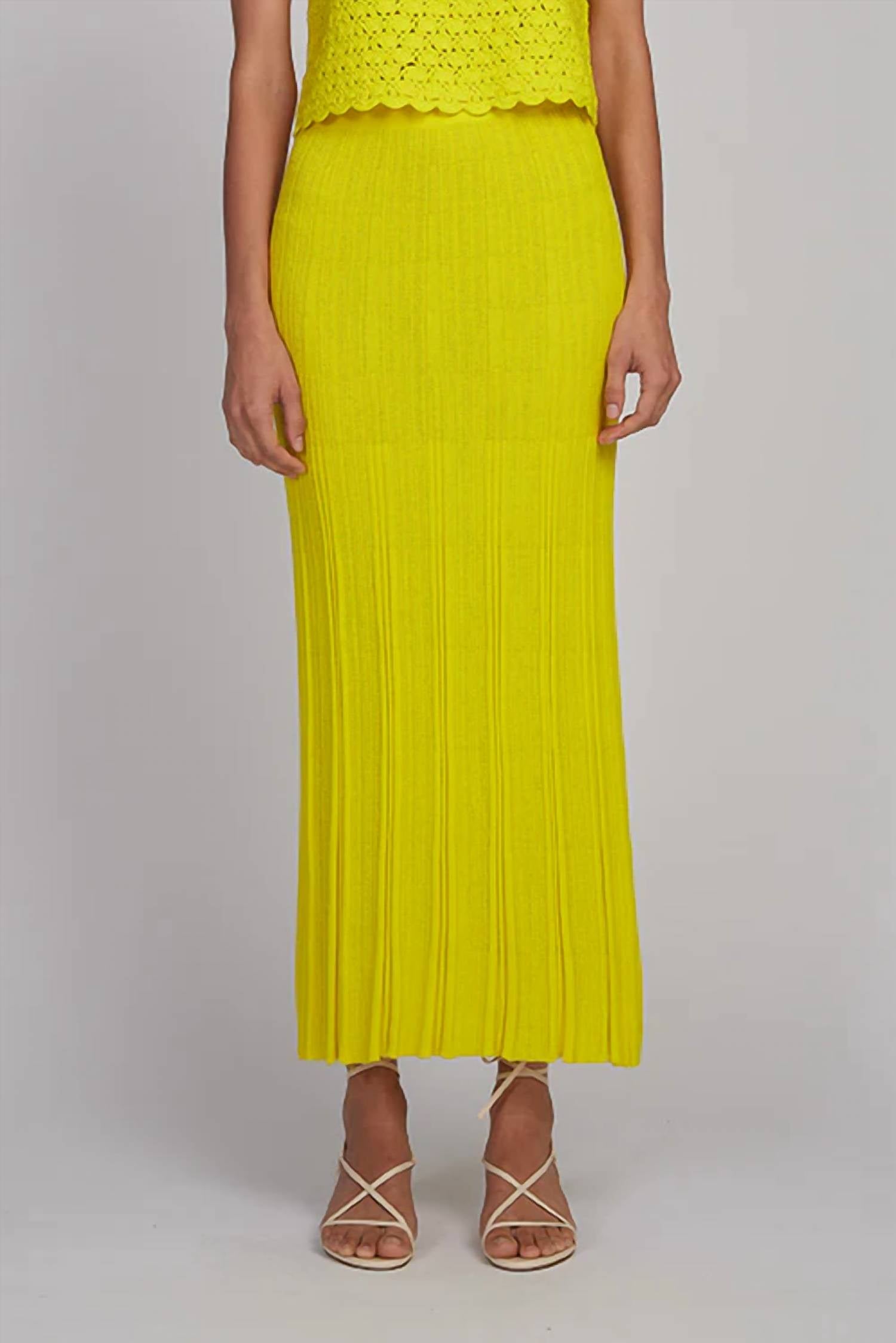 Eleven Six - Cotton Rib Tube Skirt