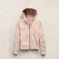 James Perse - Women's Vintage French Terry Zip Up Hoodie