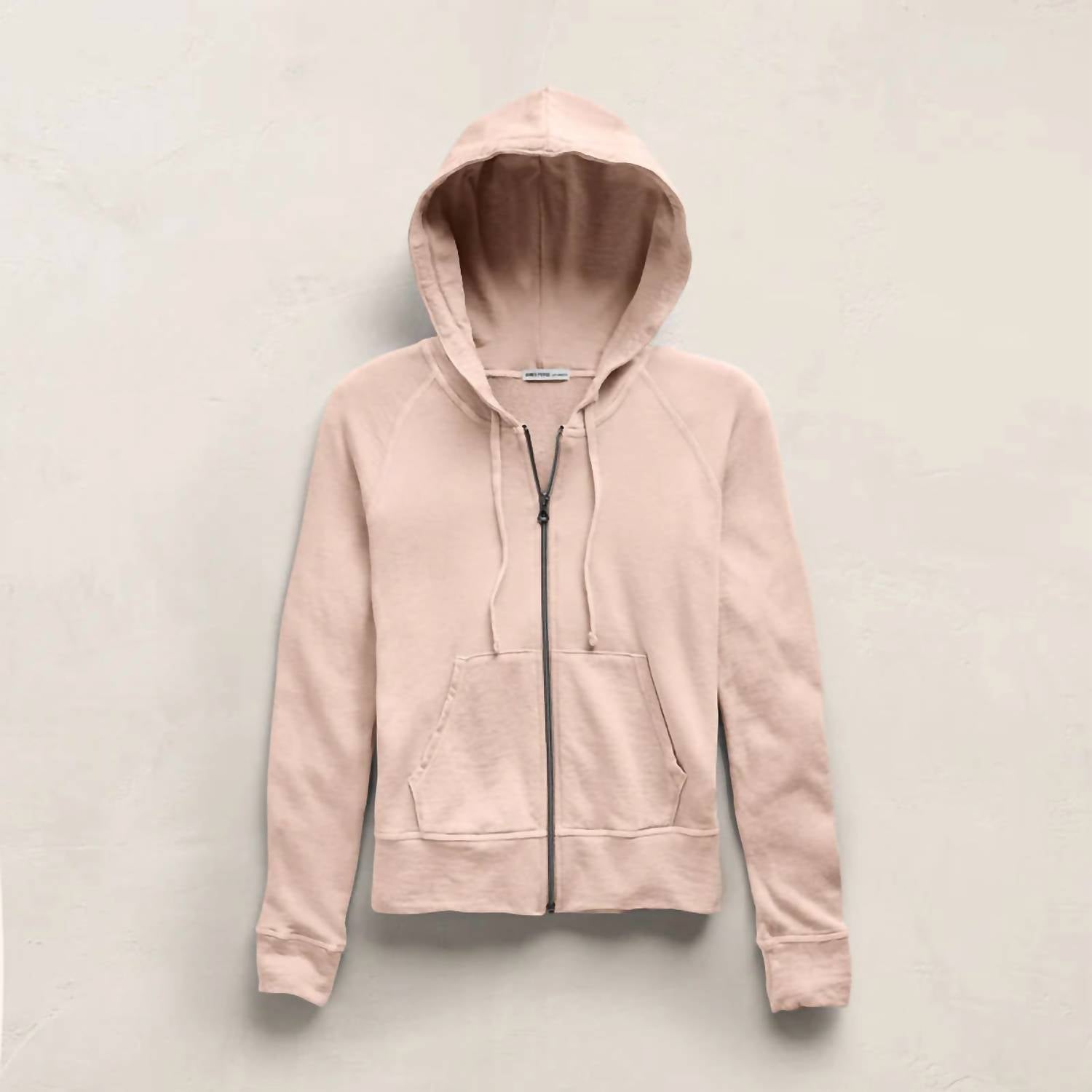 James Perse - Women's Vintage French Terry Zip Up Hoodie
