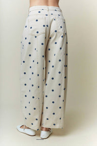 Peach Love - Simply Spotted Denim Pants