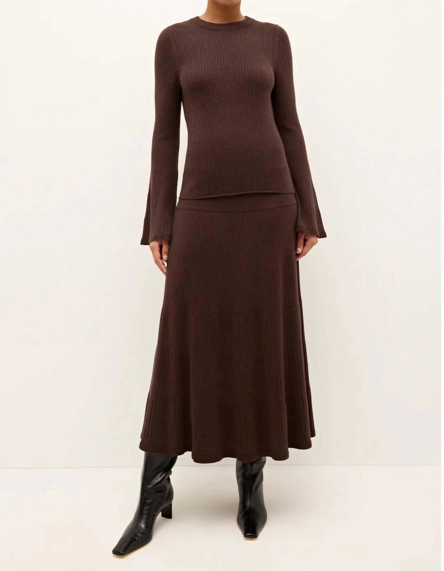 Marie Oliver - Carrey Rib Knit Top