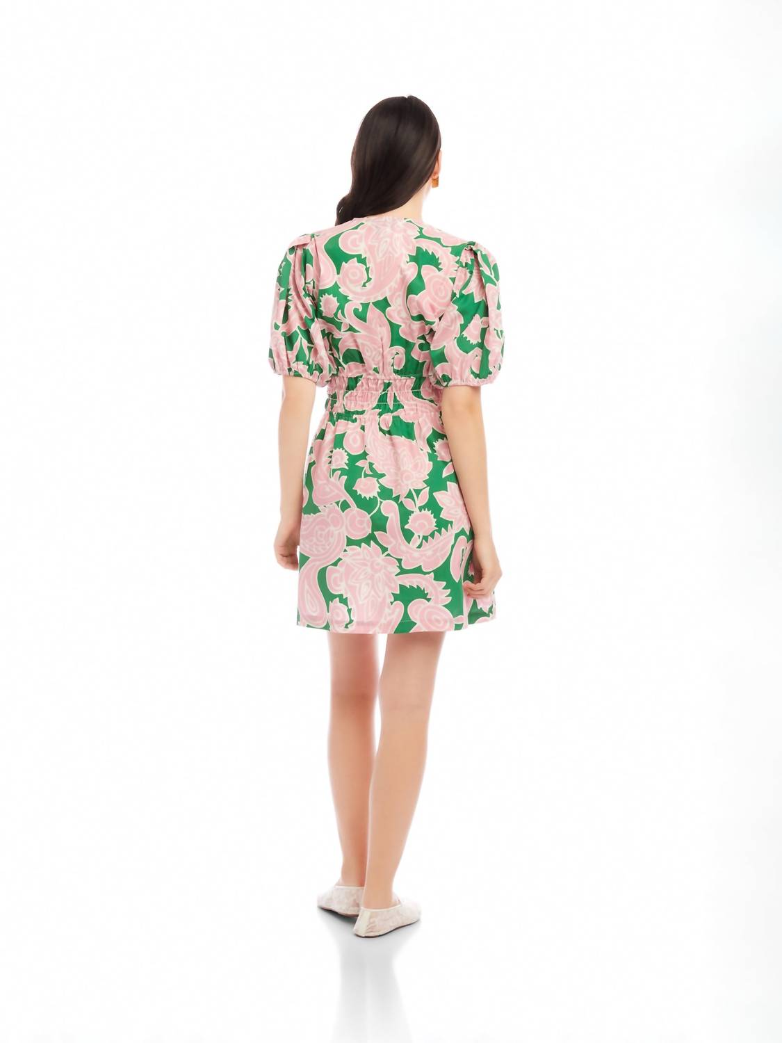 Fifteen Twenty - Penelope Shirred Waist Mini Dress