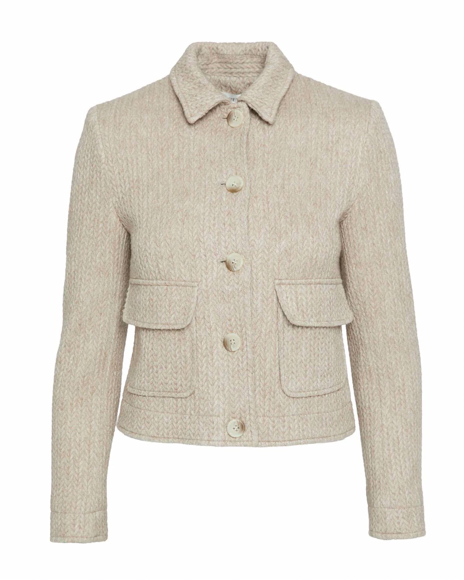 Drew - Myles Tonal Herringbone Jacket