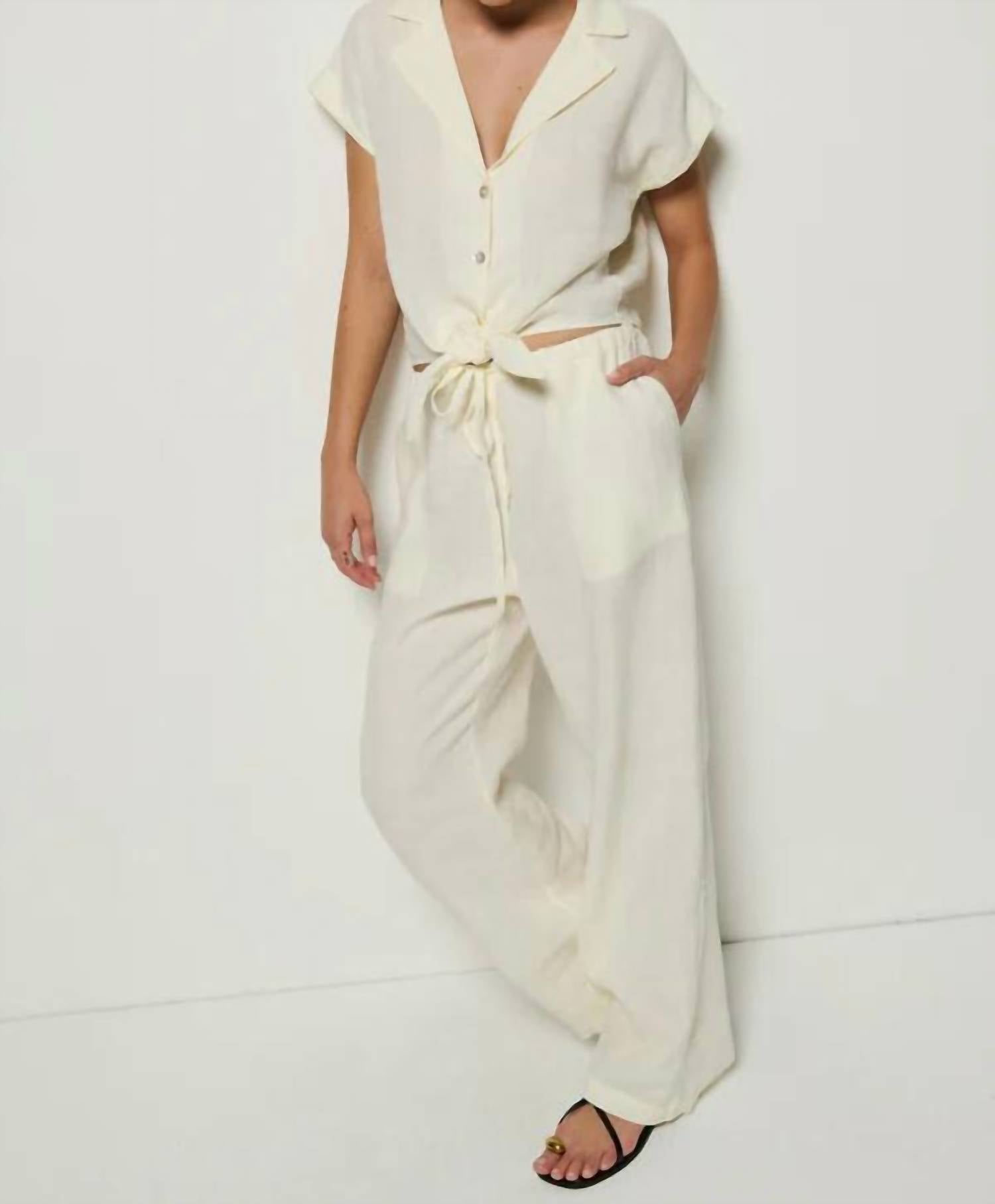 Nation Ltd - Lucia Tie Waist Pants