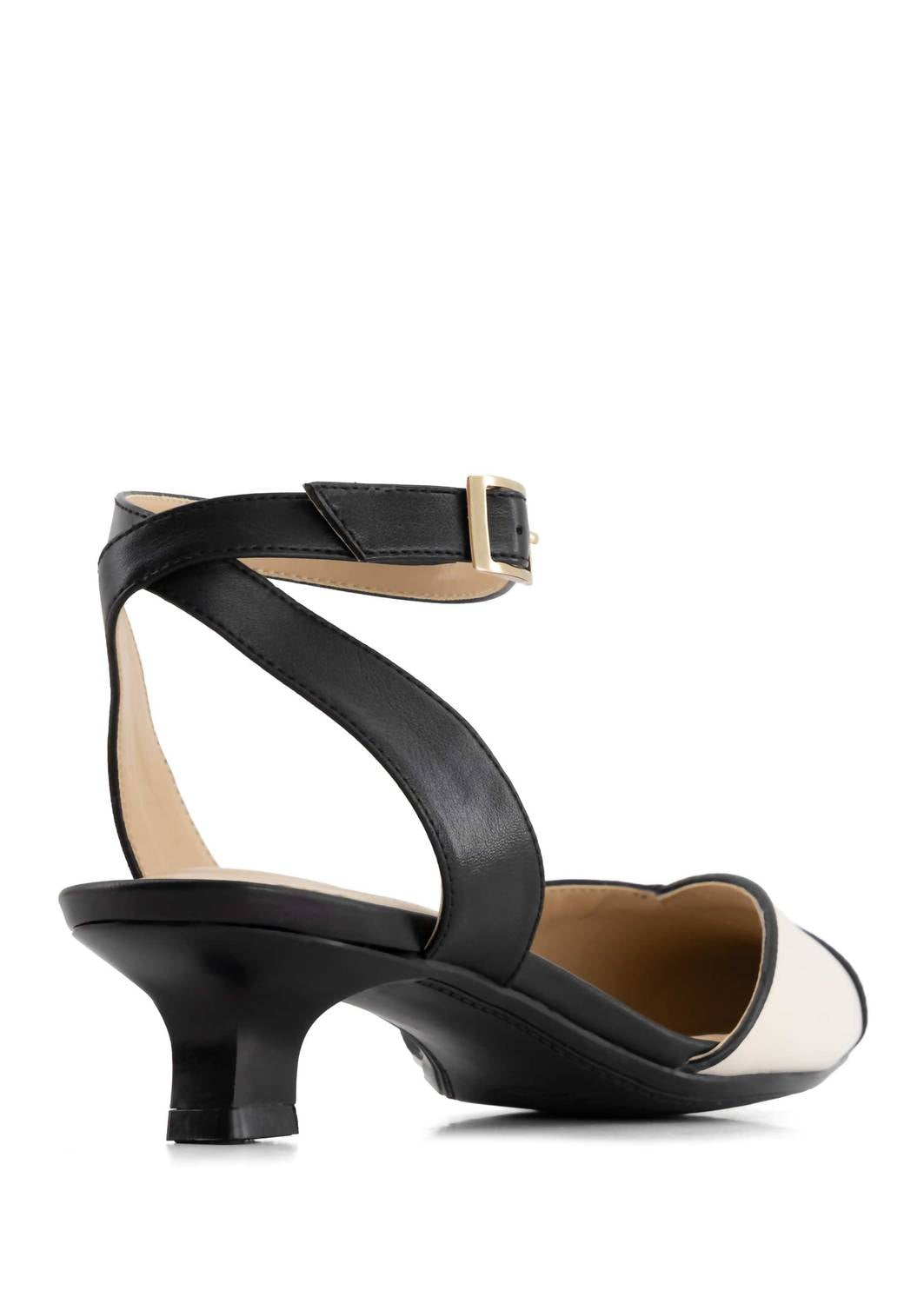 Andrea Women's Formal Mule Shoe in bone - women's heels - detail view