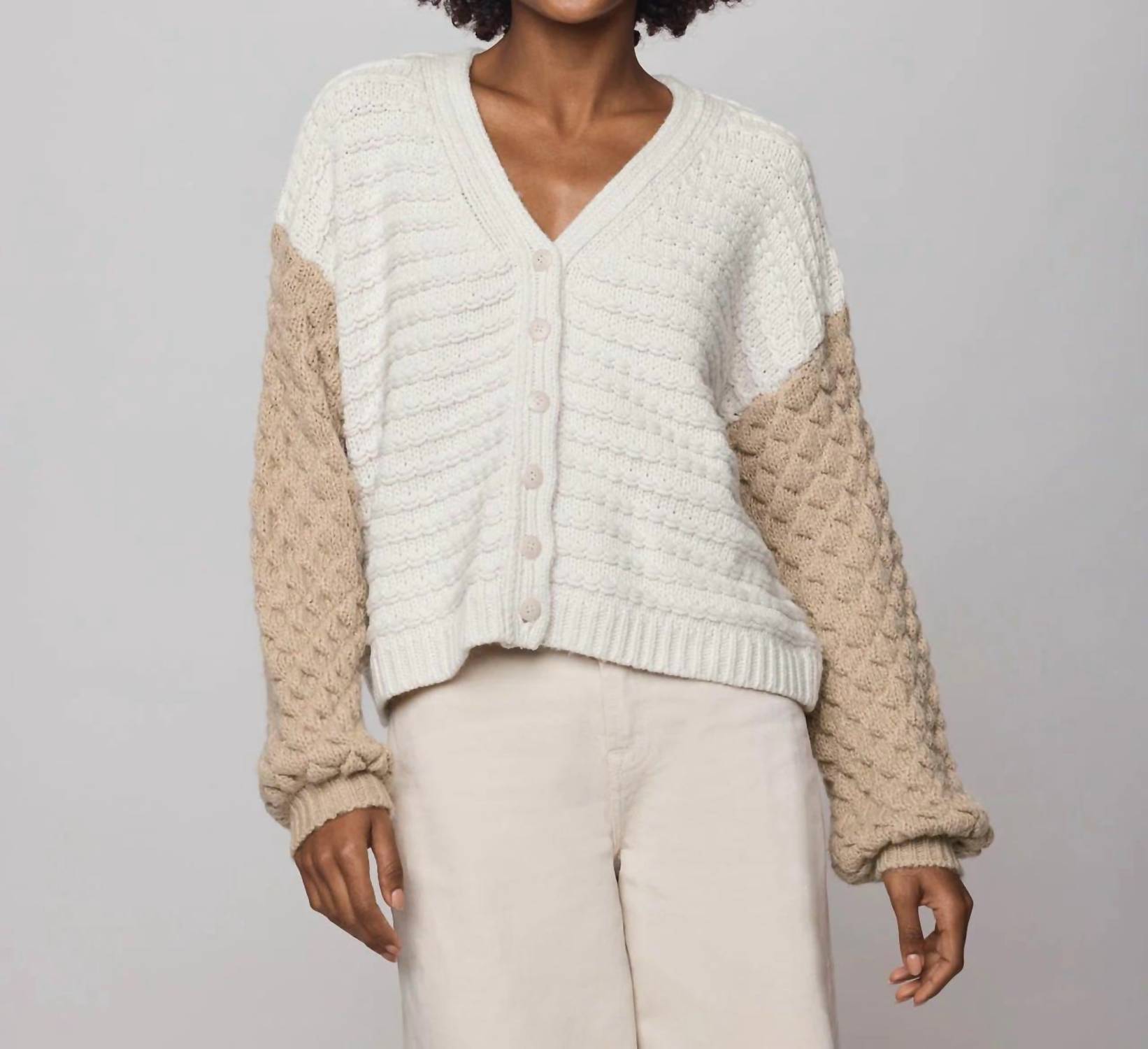 Splendid - Maria Bobble Long Sleeve Cardigan