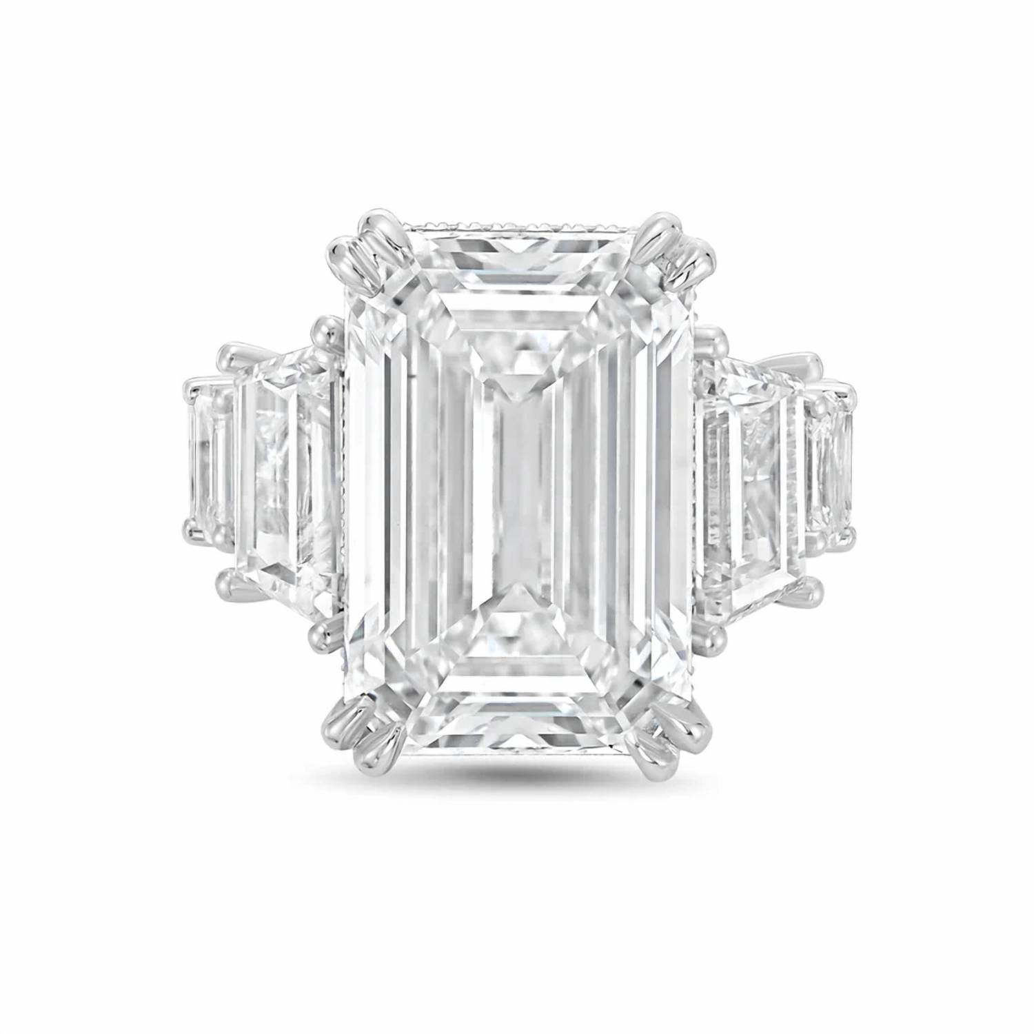 Diana M Jewels - Women's Emerald Lab-Grown Diamond Fashion Ring (10.00 Ct) - Bold