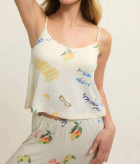 Z Supply - Women's Marbella Cropped Silky Jersey Camisole Top
