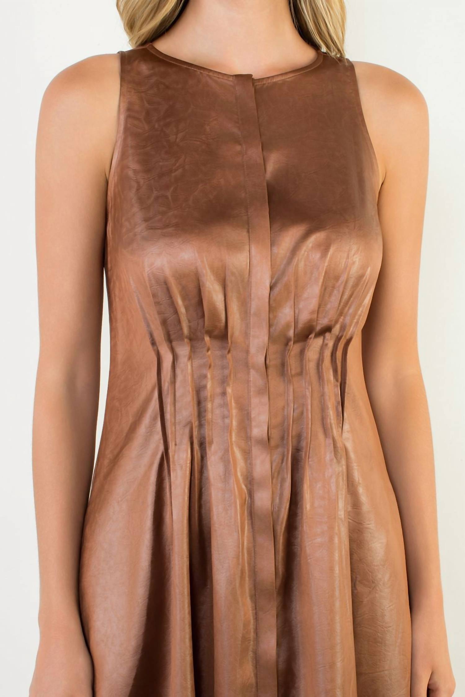 Thml - Landry Pleated Sleeveless Maxi Dress