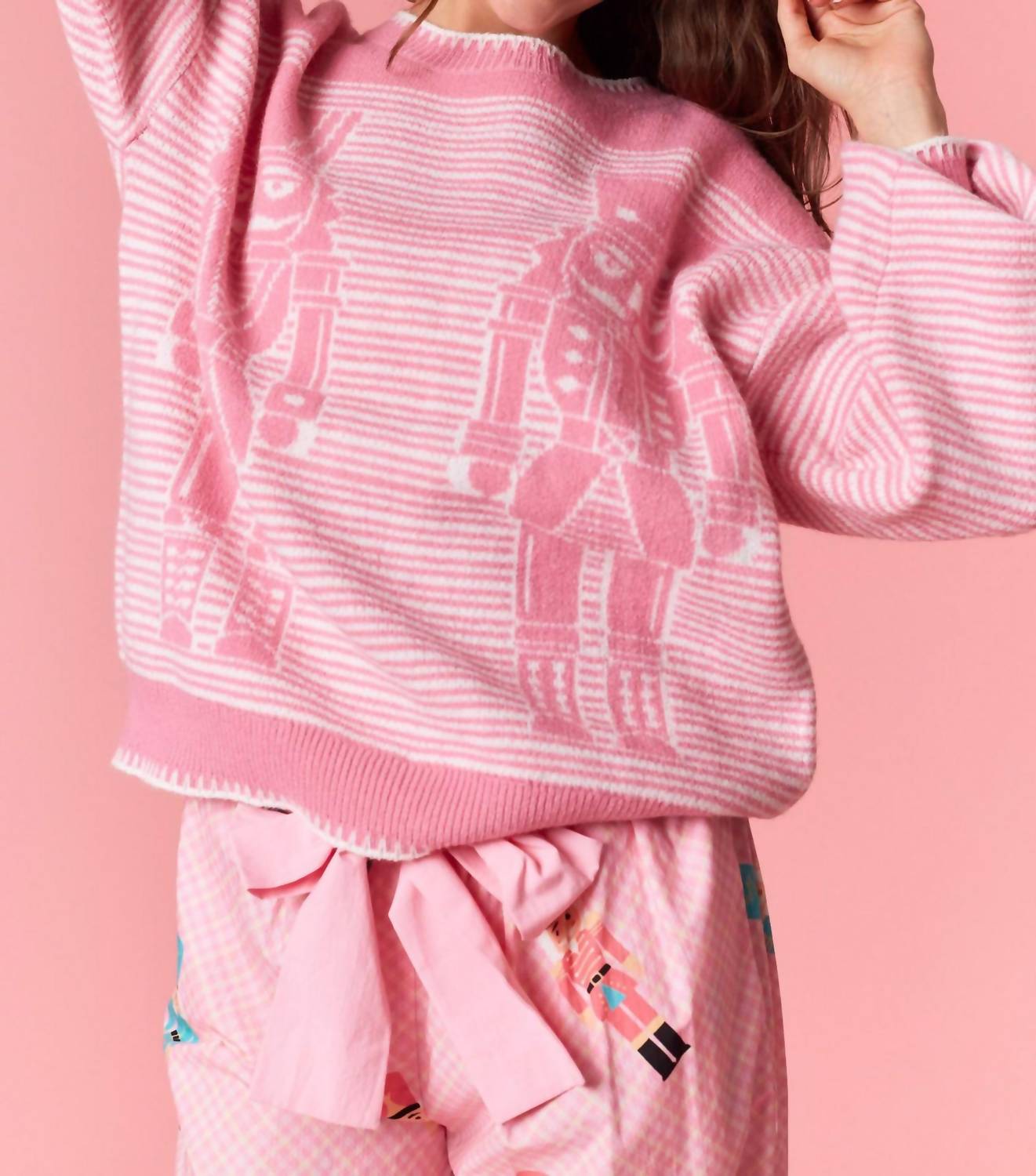 Peach Love - Pretty Nutcracker Sweater