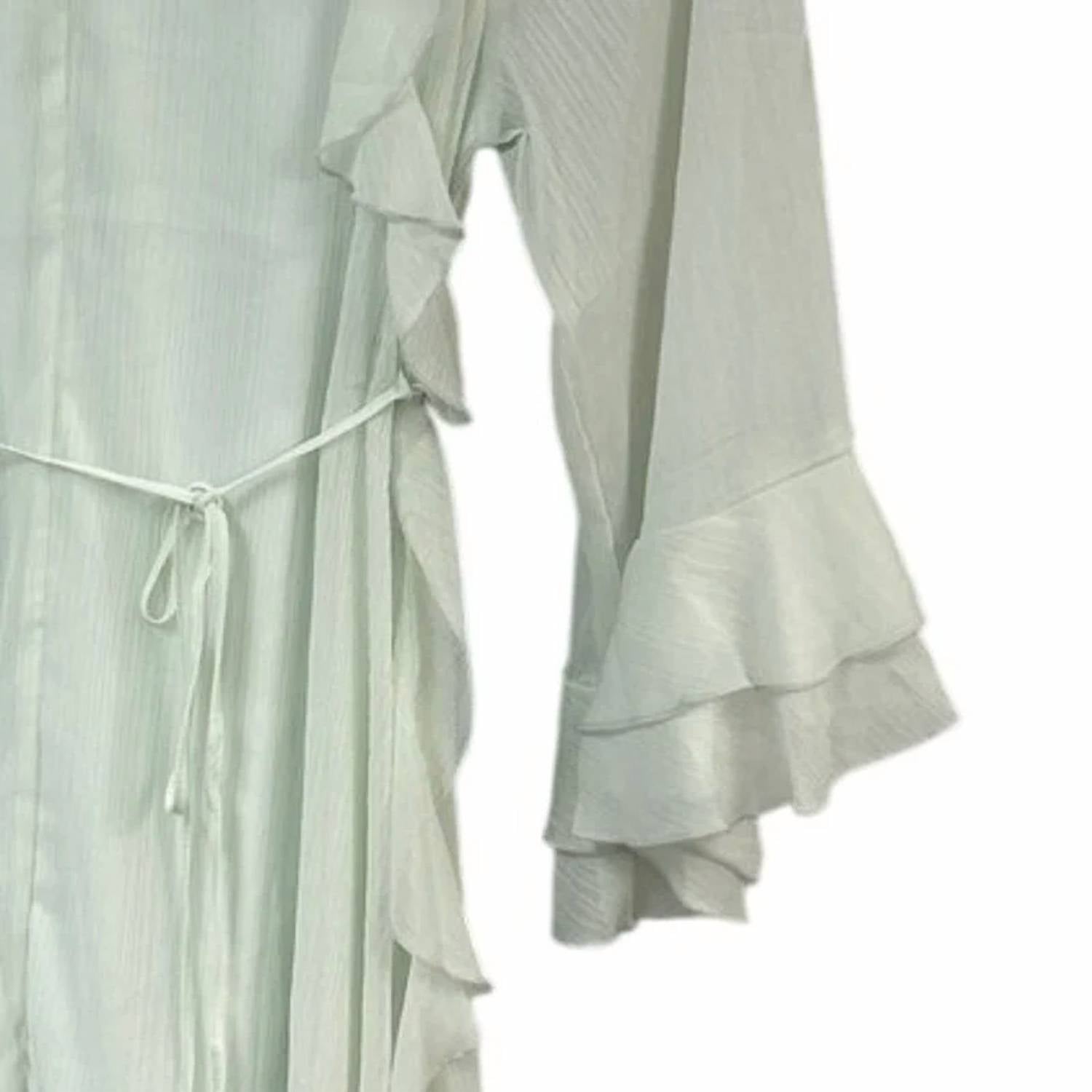 Francesca'S - Women's Boho Ruffled Lacy Flowy Top