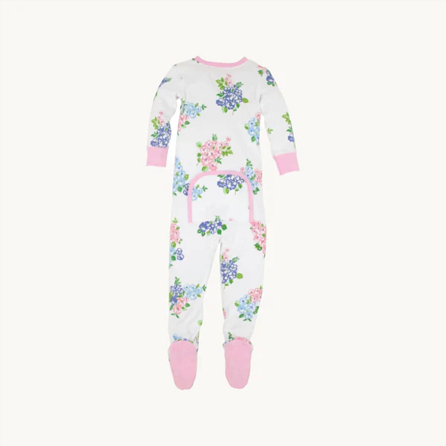 The Beaufort Bonnet Company - Girl's Noelle's Night Night Footed Onesie