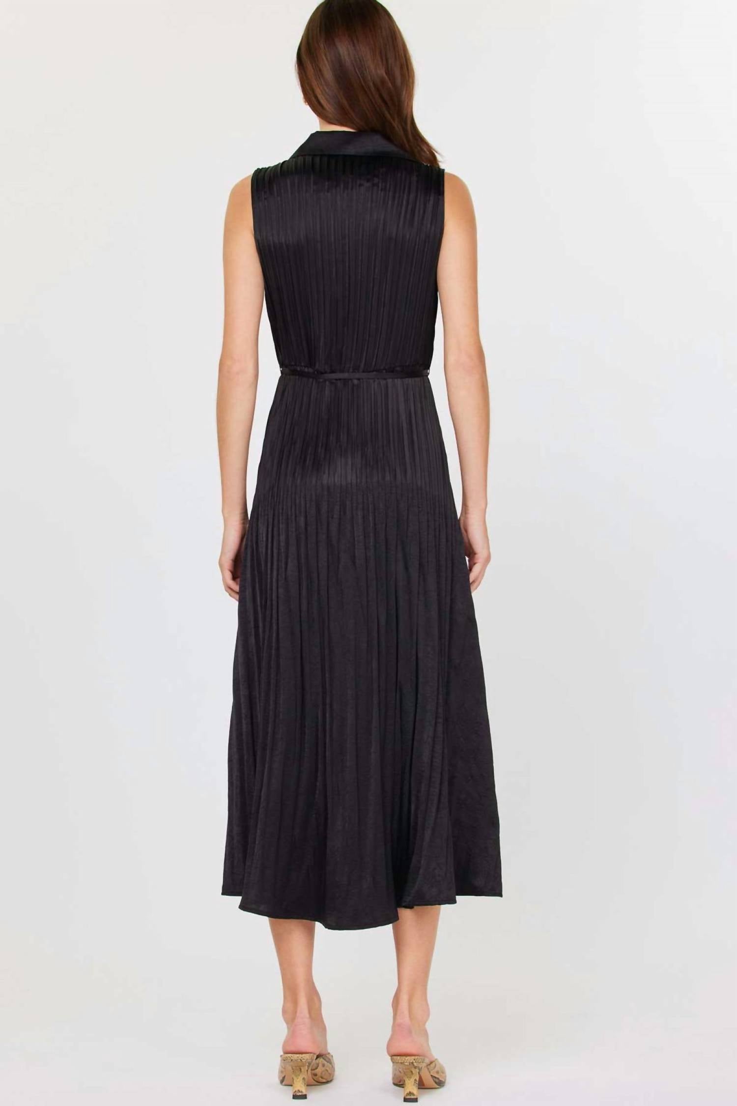 Current Air - Tracy Pleated Midi Dress
